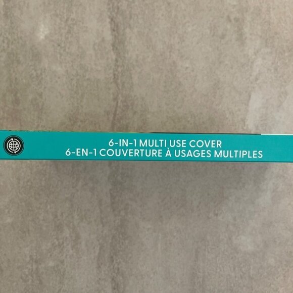 Belle On The Go 6 in 1 Multi Use Cover Striped High Chair Car Seat Nursing Wrap - Picture 14 of 15